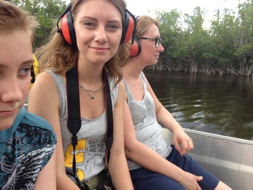 Båttur i Everglades bland alligatorer.
