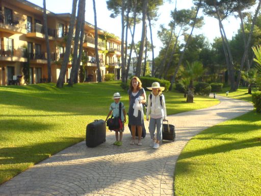 En av våra få charter resor; Mallorca.